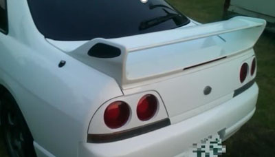 GT-R R33 ウイング用 250d 厚地 車カバー